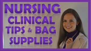 Nursing Clinicals Tips & Bag | What's in my Nursing School Clinical Bag?