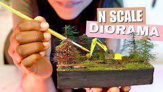 CONSTRUCTION SITE | N-SCALE DIORAMA