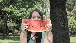 FACE BEHIND THE NAILS + Watermelon Nail Art!