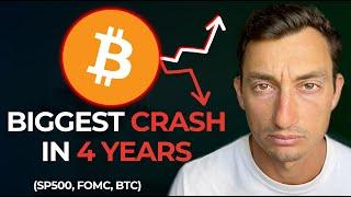 BITCOIN DUMP: LARGEST CRASH IN 4 YEARS (FIRST TIME IN HISTORY I AM SAYING THIS)