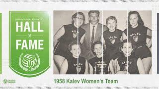 The 1958 Kalev Women's Team joins the Ontario Volleyball Association Hall of Fame | Class of 2021