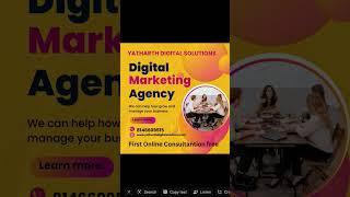 Grow your business with Yatharth digital Solutions #socialmediamarketing #digitalmarketing #socia