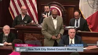 06/30/2023 12:57 New York City Council Video  City Hall Committee Room  230630 125758