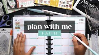 FAITH PLAN WITH ME :: July Classic Happy Planner Setup