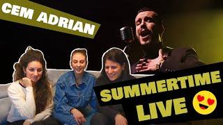 Italians react to Cem Adrian - Summertime (Live)  for the first time | WHAT A TALENT!! (eng subs)