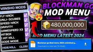 Blockman Go Mod Menu 2024 Upadate !! No Game Guardian || Fly Hack+Speed ' Unlimited Gcube '