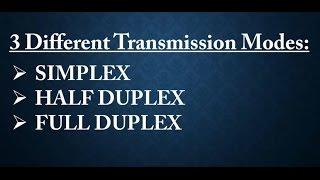 Simplex | Half Duplex | Full Duplex