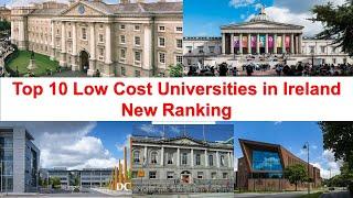 LOW COST UNIVERSITIES IN IRELAND NEW RANKING