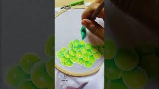 Grapes fabric painting #shorts #fabricpainting #tutorial rial