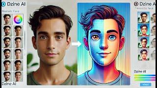 Dzine AI Magic: Turn Your Face into Stunning Toon Animations