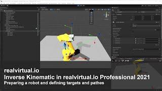 Tutorial - realvirtual.io  - Inverse robot kinematic with Unity