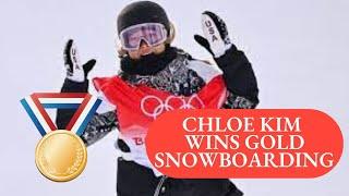 Chloe Kim Wins Gold In Snowboarding Beijing Winter Olympics