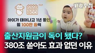 [스피디(sPeeD) 수첩] 출산지원금이 오히려 독이 됐다? 380조 쏟아도 효과 없던 이유