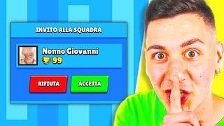 RICEVO L'INVITO DA UN NONNO DI 70 ANNI SU BRAWL STARS!!