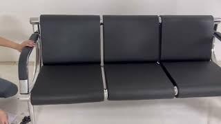 install video of 3-seat waiting room chair IDOS328