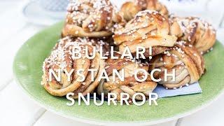 Så här gör du snygga kanelnystan och kardemummasnurror!