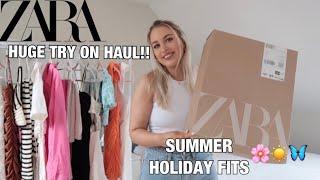 HUGE ZARA *NEW IN* SUMMER TRY ON HAUL 2022 | Ellie Bennett