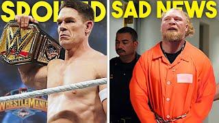 WWE Just SPOILED CENA/RHODES WM 41 RESULT...SAD NEWS Brock Lesnar...Jacob Fatu BACKSTAGE HEAT