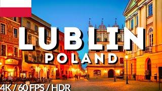 Lublin, Poland  4K Walk 60 FPS HDR