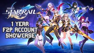 A 1 Year Old Casual F2P Honkai Star Rail Account Showcase