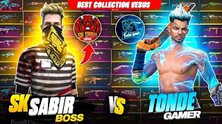 Sk Sabir Boss Vs Tonde Gamer Most Rare Gun Collection Battle Gone Extremely Wrong  Garena Free Fire