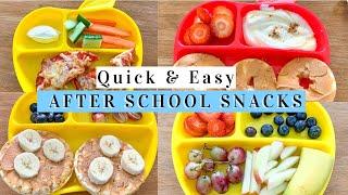 QUICK SNACK IDEAS FOR KIDS| Easy and healthy after school snacks