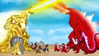 Evolution of GOD GODZILLA vs Evolution of RED SHIN GODZILLA: What is an Energy Transformation???