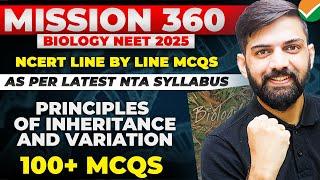 Top 100 MCQ Principles of Inheritance and Variation NCERT Based | NCERT Based Biology MCQ NEET 2025