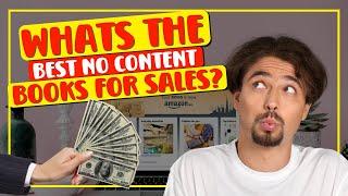 What's The Best KDP No Content Books To Make Sales?