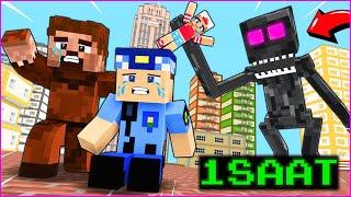 WE ARE RUNNING AWAY FROM THE TERRIBLE MONSTER!  - Minecraft