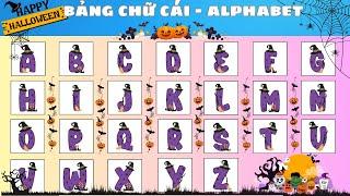 Dạy bé học bảng chữ cái tiếng Anh qua hình ảnh Halloween | Fun English Alphabet with Halloween