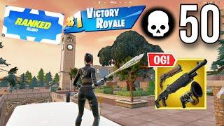 OG Fortnite Reload RANKED | High Kill Gameplay Win | Keyboard & Mouse 12K Sub