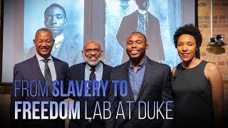 From Slavery to Freedom Lab Opens at FHI