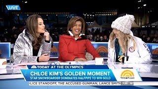 Chole Kim Gets Emotional Chatting Her Gold Medal Run - Today Show