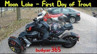 Can-am Ryker and Honda XR650L Ride - First Day of Trout at Moon Lake