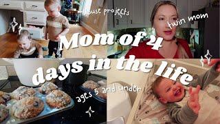 twin mom day in the life  mom of 4 // holiday time vlog