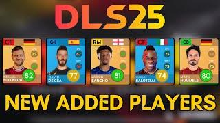 New Players in DLS 25 | Dream League Soccer 25