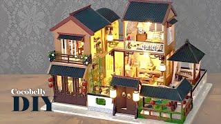 Lotus Pond Moonlight DIY Miniature Dollhouse Crafts Relaxing Satisfying Video