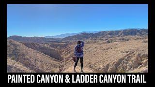 Hiking | PAINTED CANYON & LADDER CANYON TRAIL (Mecca, CA) | Exploring with Leah