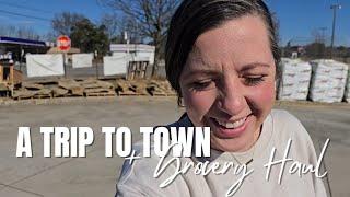 Trip to Town + GROCERY HAUL | Deep South | ALABAMA