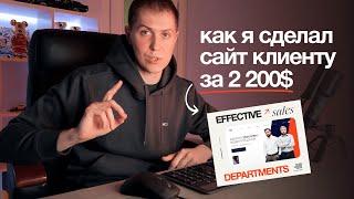 Как я сделал сайт клиенту за 2 200$