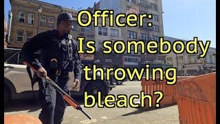 Police respond to call for person throwing bleach at the Seneca Hotel in San Francisco 4K