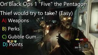 Call Of Duty Zombies Quiz - #1 (Multiple Choice and Response)