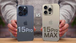 iPhone 15 Pro VS iPhone 15 Pro Max