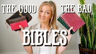 BIBLES & STUDY BIBLES THAT I OWN, USE AND RECOMMEND! + translations to stay away from!