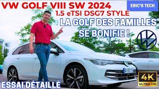 Nouvelle VW Golf VIII SW Style 1.5 eTSI DSG7 - La Golf des familles se bonifie [4K]