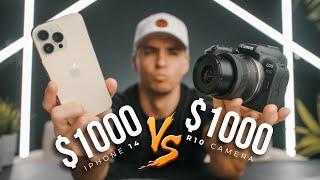 iPhone 14 Pro vs Canon R10 // Are Smartphones Killing Off Cameras?