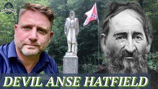 DEVIL ANSE HATFIELD GRAVE! HISTORY OF THE HATFIELD LEADER!