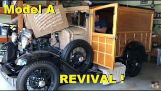 Ford Model A rescue! 1930 Woody back on the road