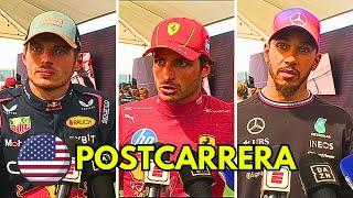 Declaraciones De Los Pilotos Tras Su Carrera En Texas | Entrevistas Post Sprint Race F1 2024